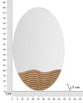 Pikkukuva 6 / 6: FURNLUX SEINÄPEILI LINE BEIGE 50CM