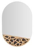 Miniatyrbild 1 av 6: FURNLUX VÄGGSPEGEL ABITI BEIGE 61CM
