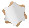 Miniatyrbillede 1 af 6: FURNLUX VÆGSPEJL STJERNE BEIGE 80CM