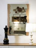 Miniatyrbild 5 av 6: FURNLUX VÄGGSPEGEL FORM BEIGE 60CM