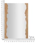 Miniatyrbild 6 av 6: FURNLUX VÄGGSPEGEL FORM BEIGE 60CM