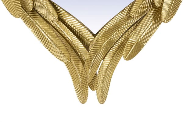 FURNLUX VÄGGSPEGEL VINGAR GULD 99CM