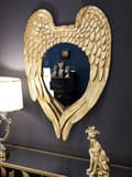 Miniatyrbild 5 av 6: FURNLUX VÄGGSPEGEL VINGAR GULD 99CM