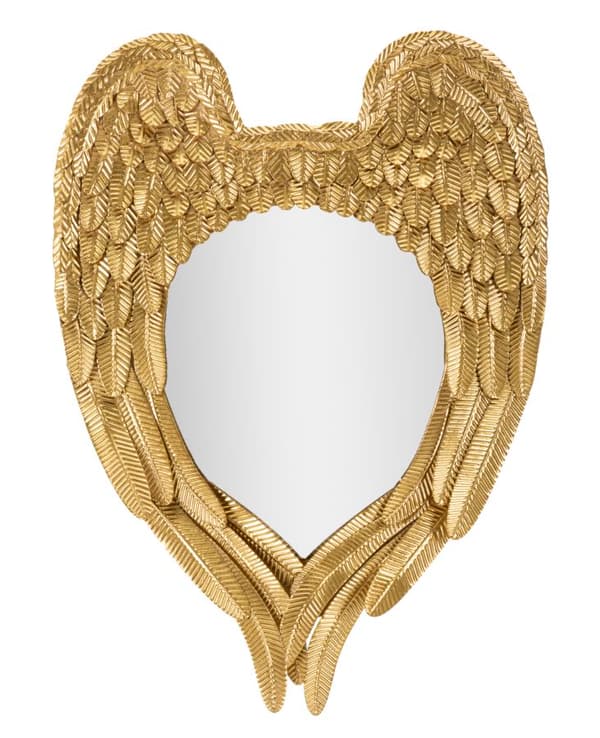 FURNLUX VÄGGSPEGEL VINGAR GULD 99CM