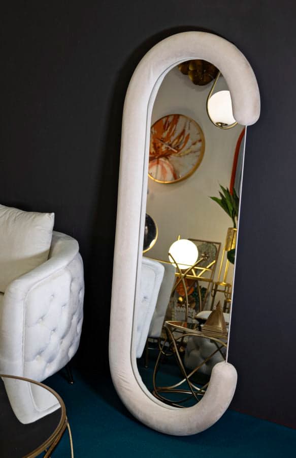 FURNLUX VÄGGSPEGEL CHANTAL BEIGE 60CM