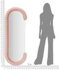 Pikkukuva 6 / 6: FURNLUX SEINÄPEILI CHANTAL PINKKI 60CM