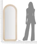 Miniatyrbillede 5 af 6: FURNLUX VÆGSPEJL CLOE BEIGE 60CM
