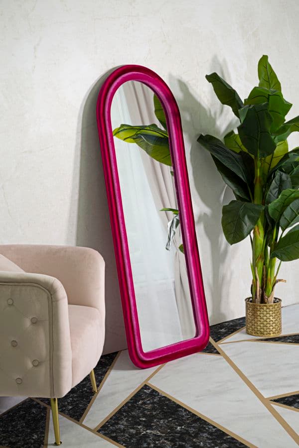 FURNLUX VÄGGSPEGEL CLOE ROSA 60CM