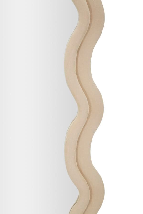 FURNLUX VÆGSPEJL EMILY BEIGE 60CM