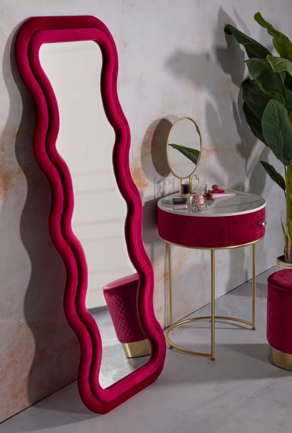 FURNLUX VÄGGSPEGEL EMILY ROSA 60CM