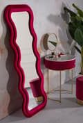 Miniatyrbild 5 av 6: FURNLUX VÄGGSPEGEL EMILY ROSA 60CM