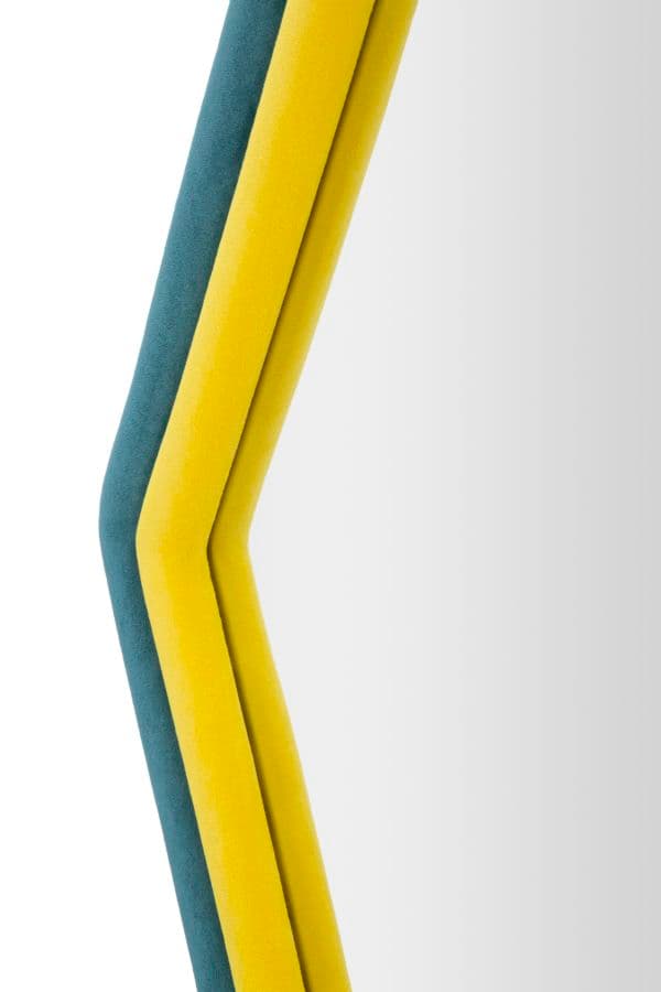FURNLUX VÄGGSPEGEL TONY GUL 75CM
