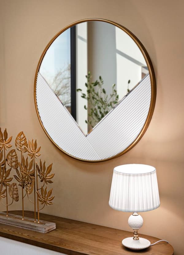 FURNLUX VÄGGSPEGEL TOLOSA VIT 80CM
