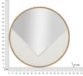 Miniatyrbild 7 av 7: FURNLUX VÄGGSPEGEL TOLOSA VIT 80CM