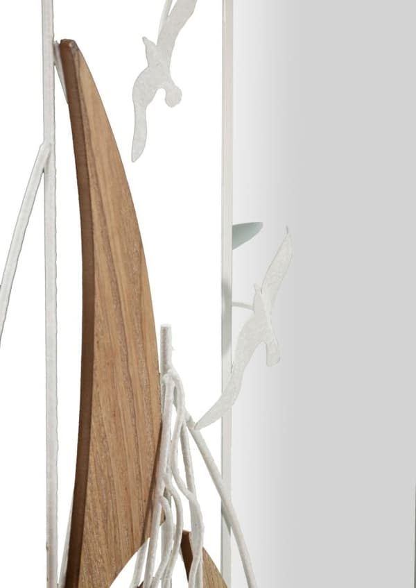 FURNLUX VÄGGSPEGEL ADRIATIC VIT 60CM