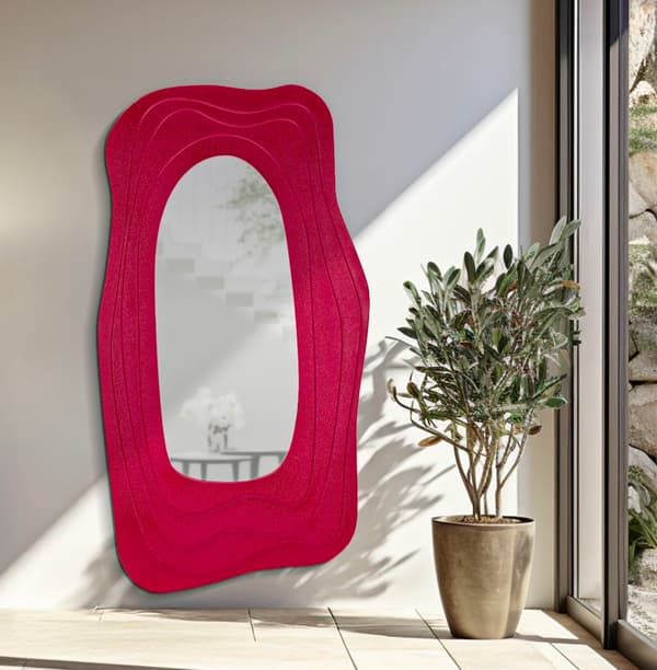 FURNLUX VÆGSPEJL DAPHNE PINK 90CM