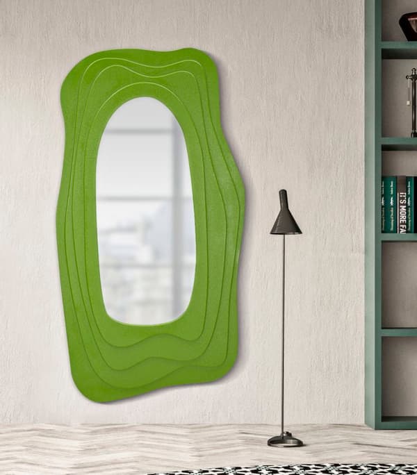 FURNLUX VÄGGSPEGEL DAPHNE GRÖN 90CM