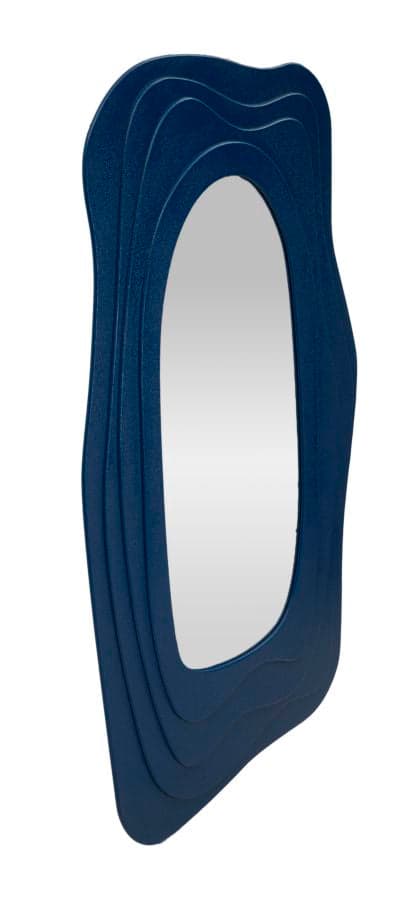 FURNLUX VÄGGSPEGEL DAPHNE BLÅ 90CM