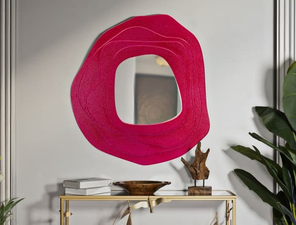 FURNLUX VÄGGSPEGEL DALIA ROSA 90CM