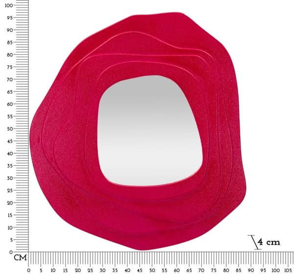 FURNLUX VÄGGSPEGEL DALIA ROSA 90CM