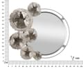Miniatyrbild 6 av 6: FURNLUX VÄGGSPEGEL KANDI SILVER 85CM