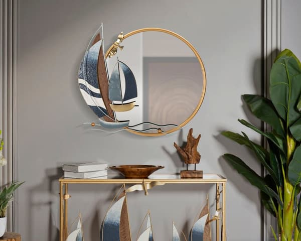 FURNLUX SEINÄPEILI KULTAINEN 71CM