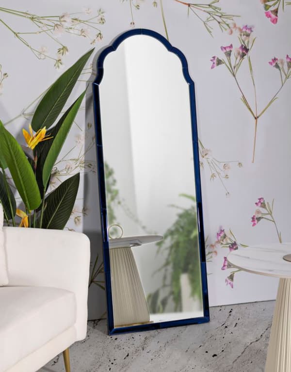 FURNLUX VÄGGSPEGEL TANGIER BLÅ 55CM
