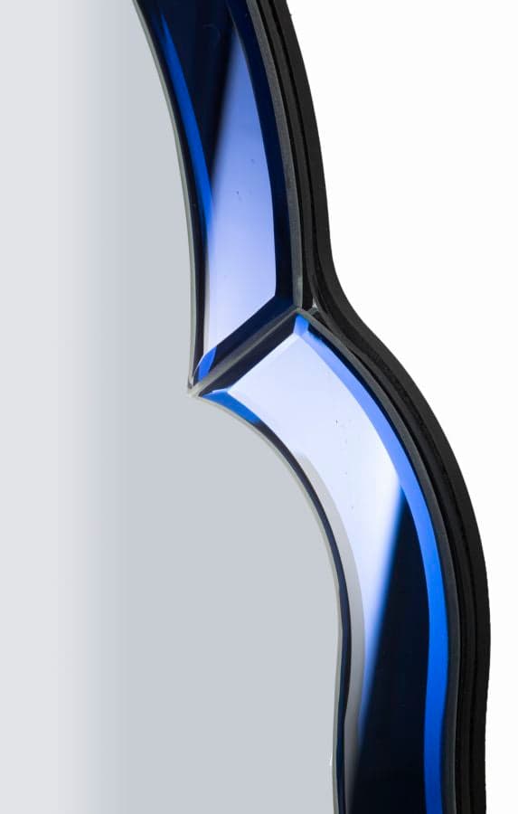 FURNLUX VÄGGSPEGEL TANGIER BLÅ 47CM