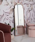 Miniatyrbillede 7 af 8: FURNLUX VÆGSPEJL TANGIER PINK 55CM