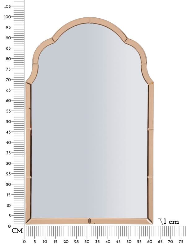 FURNLUX VÆGSPEJL TANGIER PINK 62CM