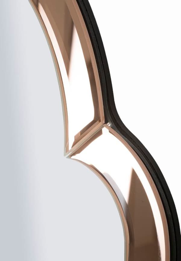 FURNLUX VÄGGSPEGEL TANGIER ROSA 47CM