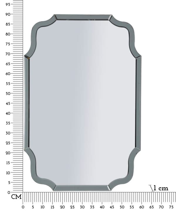 FURNLUX VÄGGSPEGEL ISTANBUL GRÅ 60CM