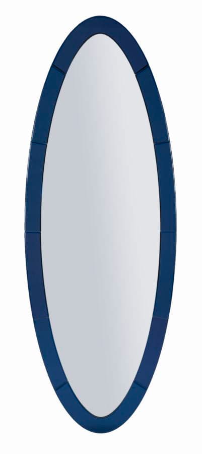 FURNLUX VÄGGSPEGEL OSLO BLÅ 55CM