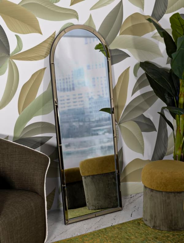 FURNLUX VÄGGSPEGEL BAKU GOLD 55CM