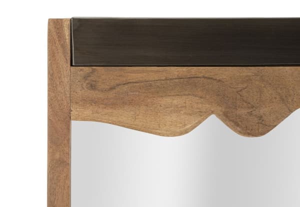 FURNLUX VÄGGSPEGEL YELLOWSTONE BRUN 120CM