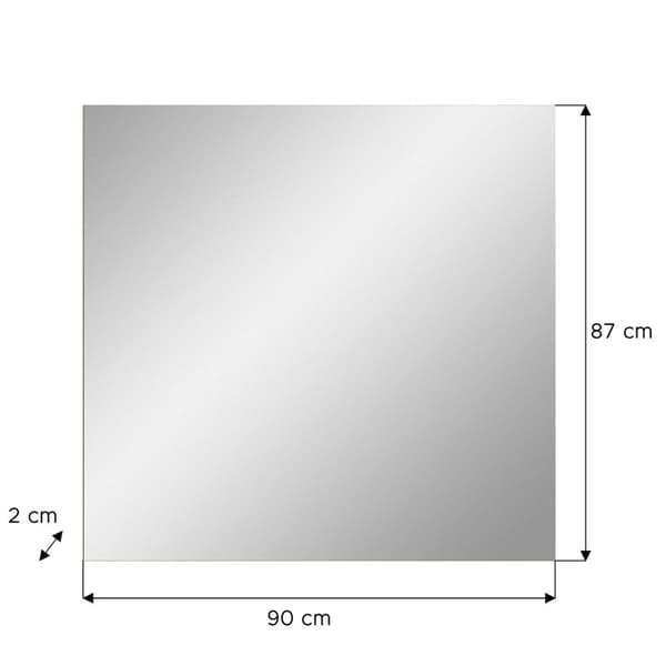 Scout spegel 90x87cm.