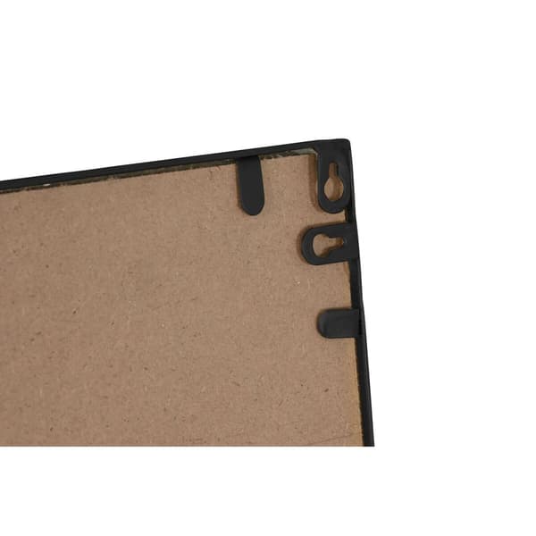 Väggspegel Home ESPRIT Svart Fönster 122 x 2 x 122 cm