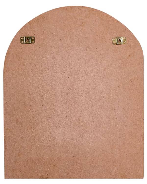 Veggspeil Off-white Bomull 51 x 41 cm Uregelmessig form Stofframme Abstrakt design Håndlaget Dekor Interiør