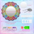 Miniatyrbild 4 av 7: Lollanda Special Mandala Diamond Painting Kit DIY Makeup Mirror Diamantmålning för barn i åldrarna 5-12 Födelsedagspresenter