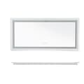 Miniatyrbillede 1 af 2: Oplyst LED Badeværelsesspejl, Berøringssensor, Anti-dug, Vandtæt,47.2x23.6 tommer
