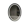 Miniatyrbild 1 av 4: Upplyst LED-badrumsspegel, dimbar oval design, anti-dimfunktion