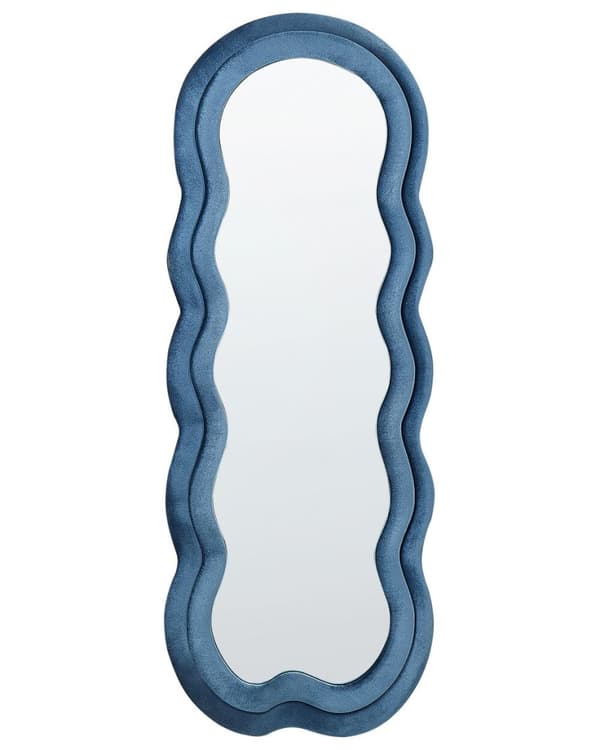 Väggspegel LACS 57 cm 160 cm Sammetsblå Lumarko!