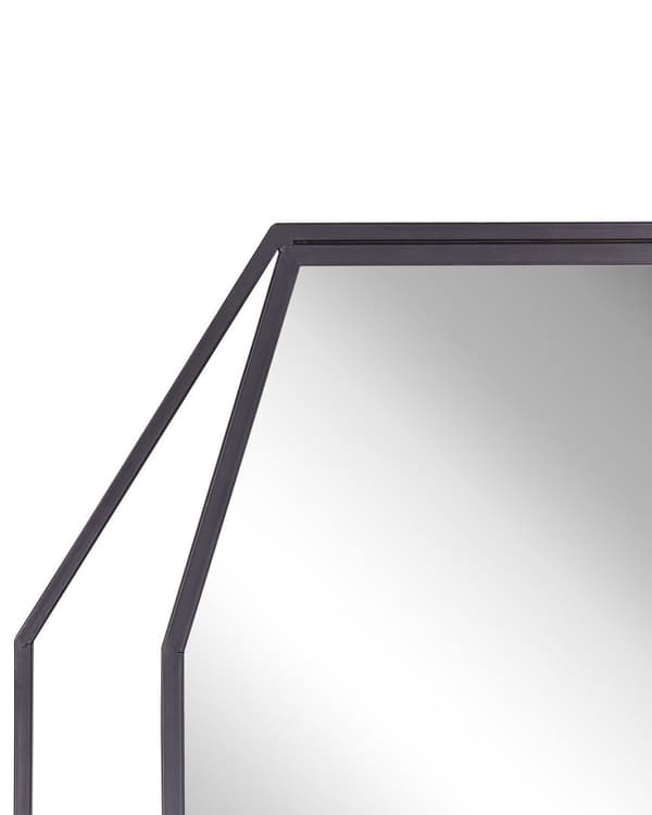 Vægspejl NIRE 60 cm 80 cm Grafitmetal Lumarko!