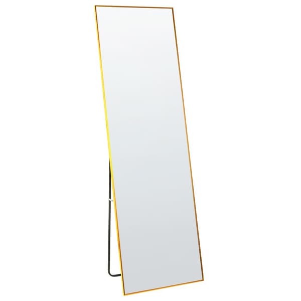 Stående spegel 50 x 156 cm guld BEAUVAIS Lumarko!