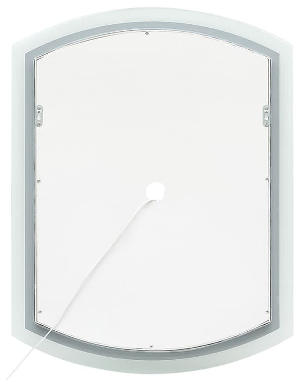 Oval LED-väggspegel ø 78 cm silver BEZIERS Lumarko!