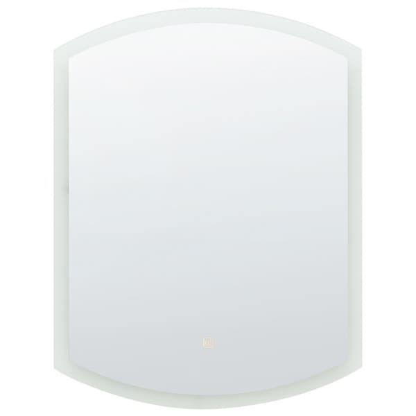 Oval LED-väggspegel ø 78 cm silver BEZIERS Lumarko!