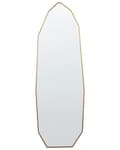 Miniatyrbillede 3 af 7: Stående spejl metal 49 x 165 cm guld TARTAS Lumarko!