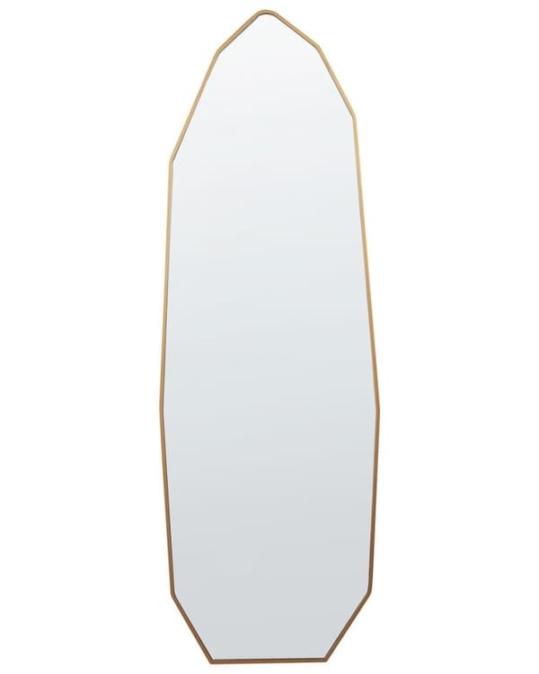 Stående spejl metal 49 x 165 cm guld TARTAS Lumarko!