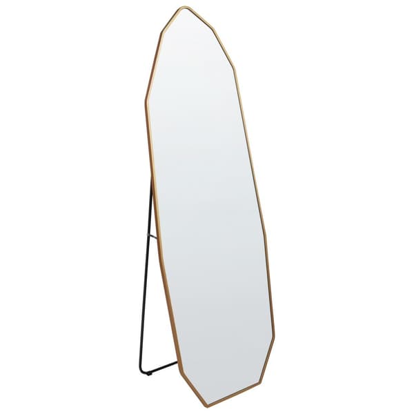 Stående spejl metal 49 x 165 cm guld TARTAS Lumarko!