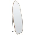 Miniatyrbillede 1 af 7: Stående spejl metal 49 x 165 cm guld TARTAS Lumarko!